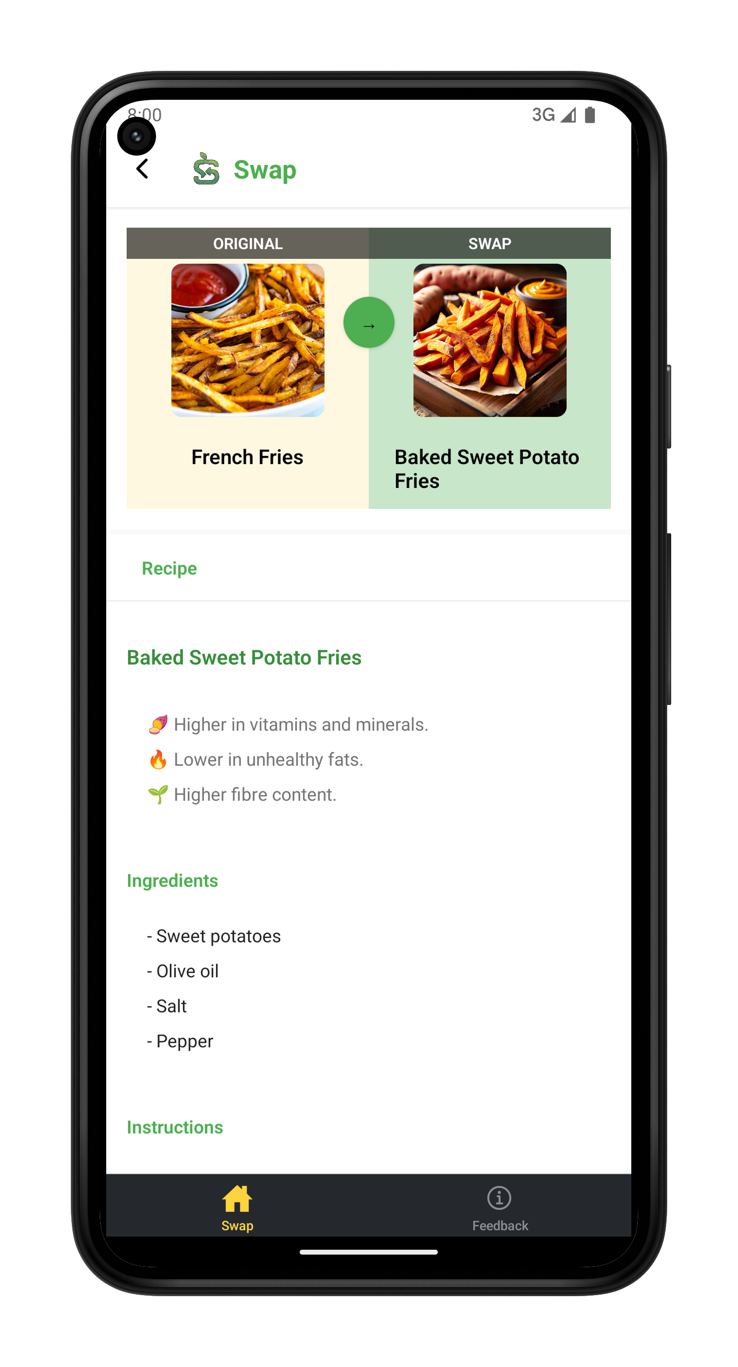 Swap App Preview
